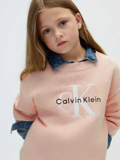 Gebreide trui met logo voor kinderen