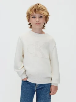 Gebreide trui met logo voor kinderen
