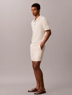Gebreid poloshirt van Supima-katoen
