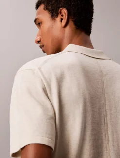 Gebreid poloshirt van Supima-katoen