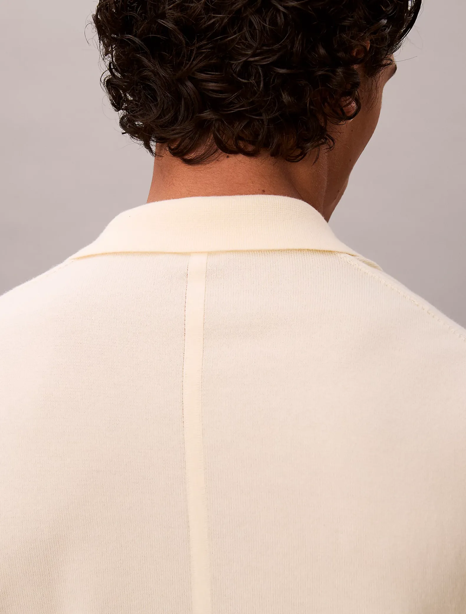 Gebreid poloshirt van Supima-katoen