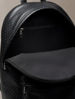 Gecoate canvas rugzak met embleemlogo