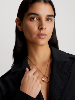 Gedraaide ring hangerketting