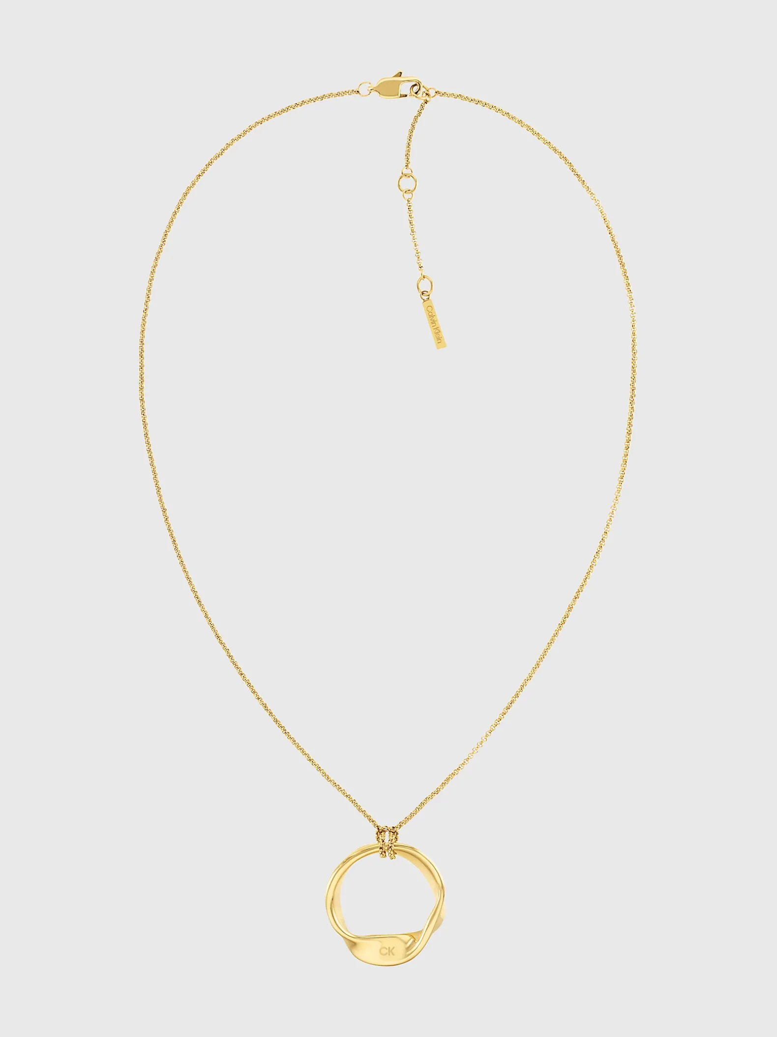 Gedraaide ring hangerketting