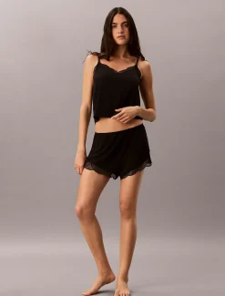 Geribbelde kanten short - Ultra Soft Modal Rib