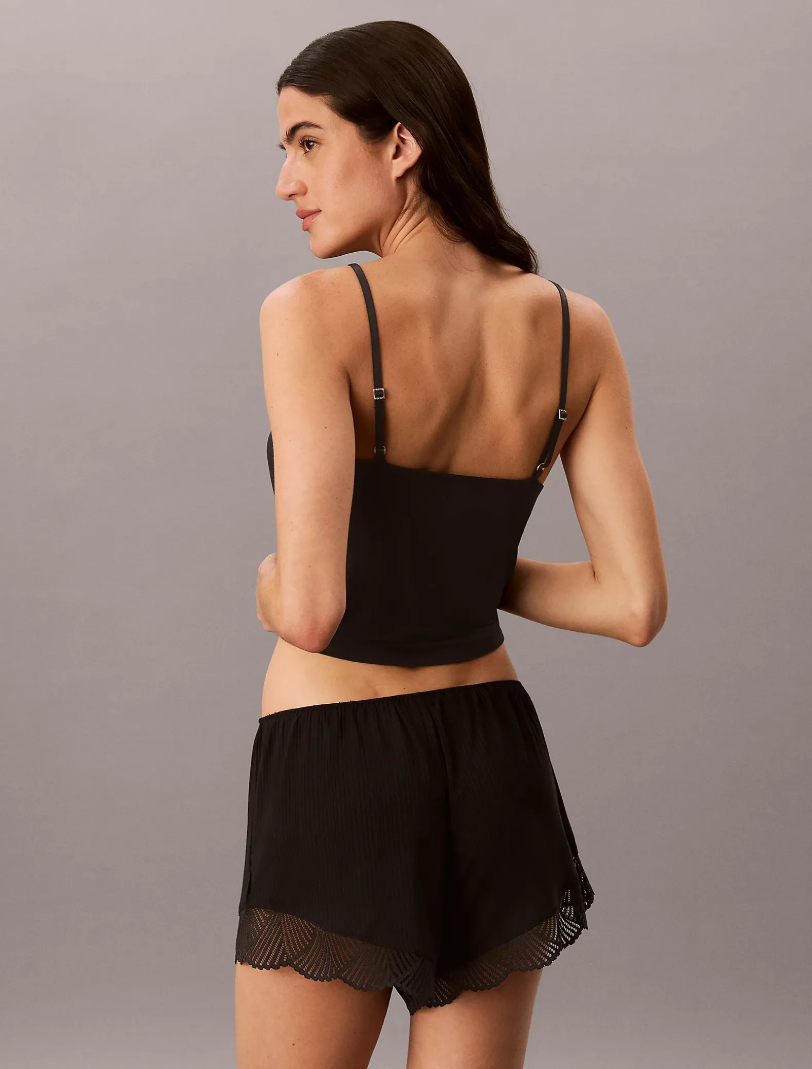 Geribbelde kanten short - Ultra Soft Modal Rib