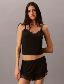 Geribbelde kanten short - Ultra Soft Modal Rib