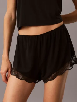 Geribbelde kanten short - Ultra Soft Modal Rib