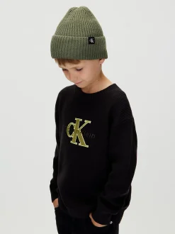Geribbelde kindermuts