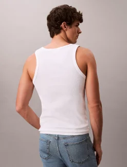 Geribbelde tanktop