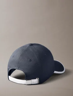 Gestructureerde monogram baseballpet