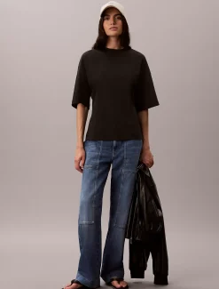 Getailleerd katoenen T-shirt