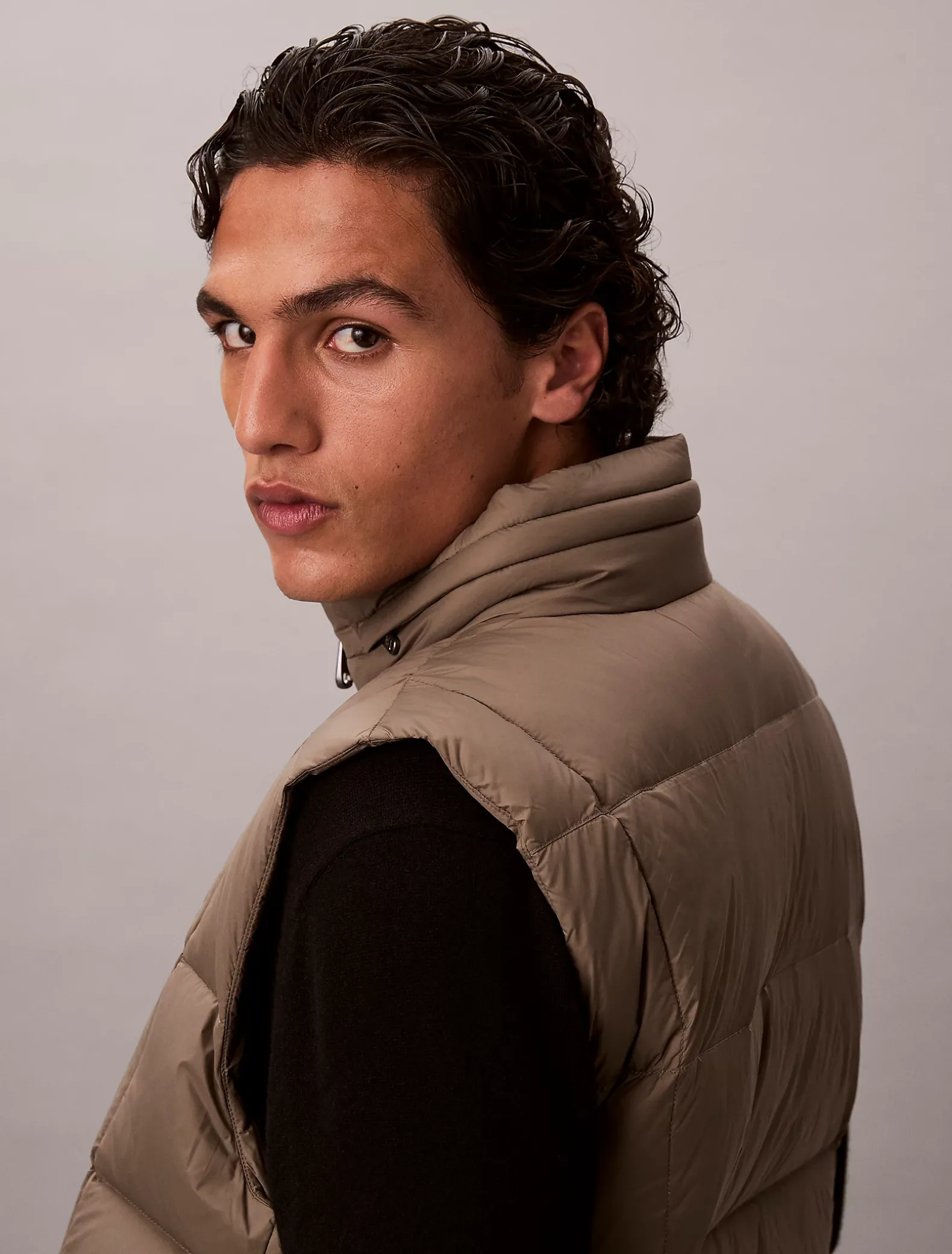 Gewatteerd nylon vest