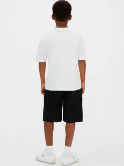 Geweven katoenen short