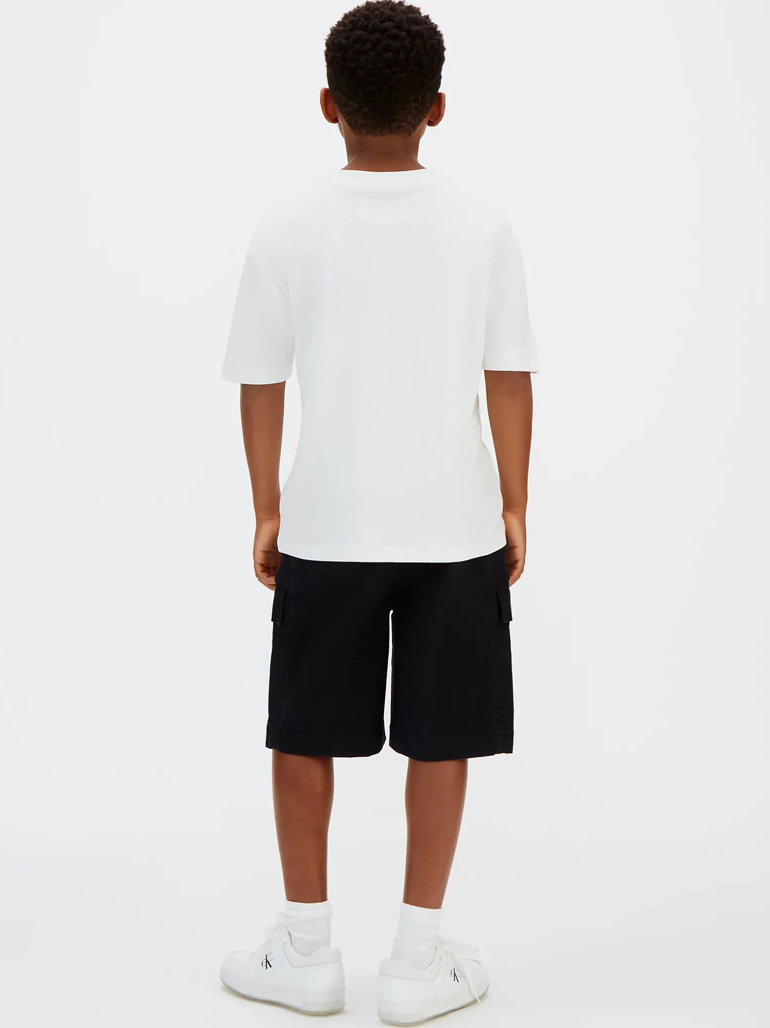 Geweven katoenen short