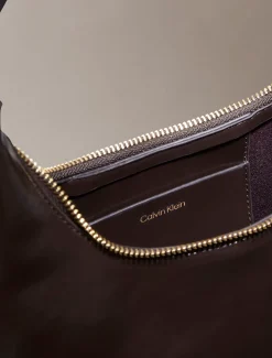 Glanzende Convertible schoudertas met logo