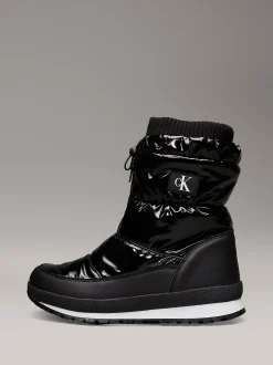 Glanzende snowboots
