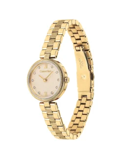 Gleam horloge van verguld staal