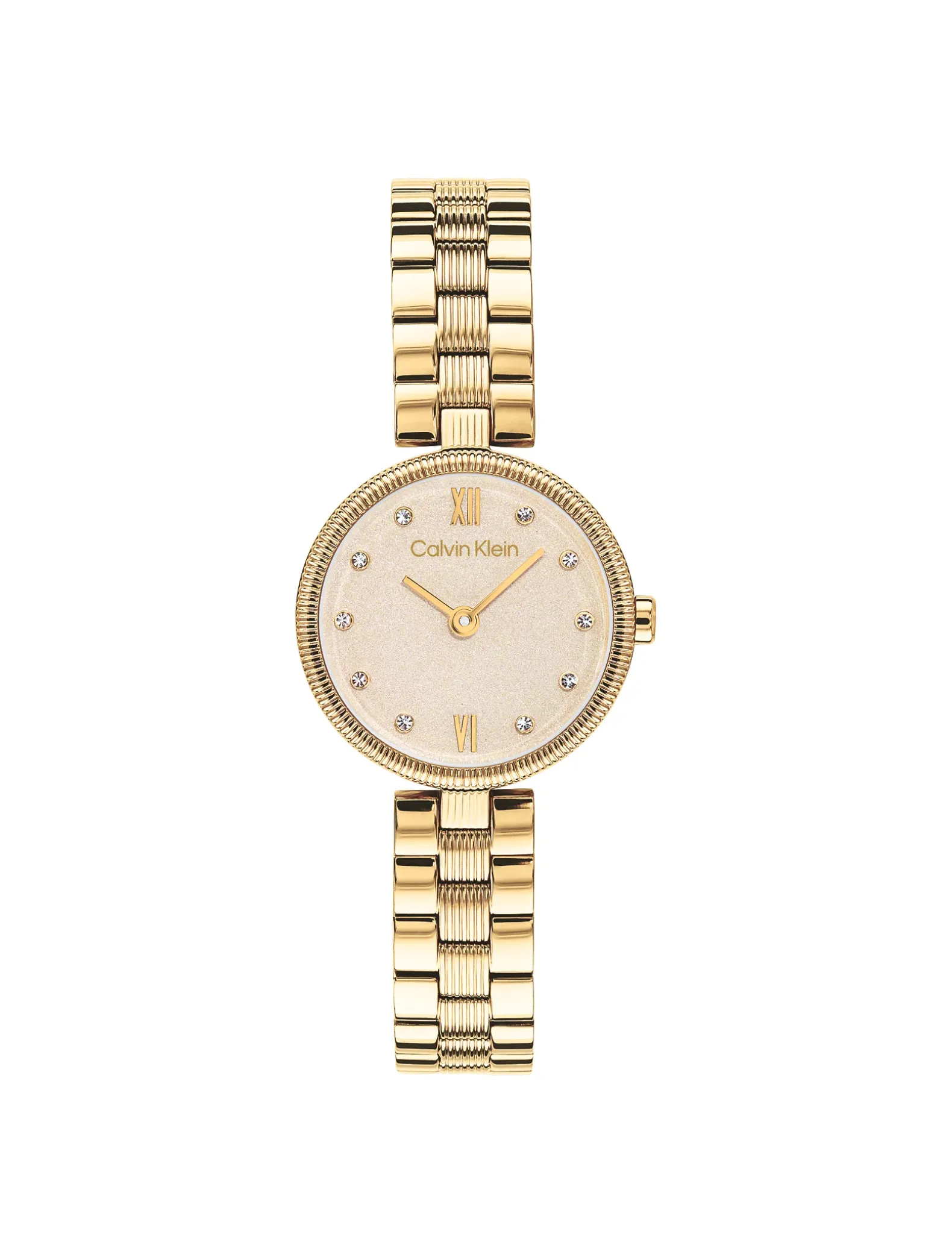 Gleam horloge van verguld staal