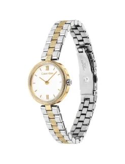 Gleam tweekleurig stalen horloge