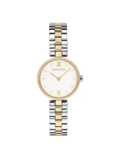 Gleam tweekleurig stalen horloge