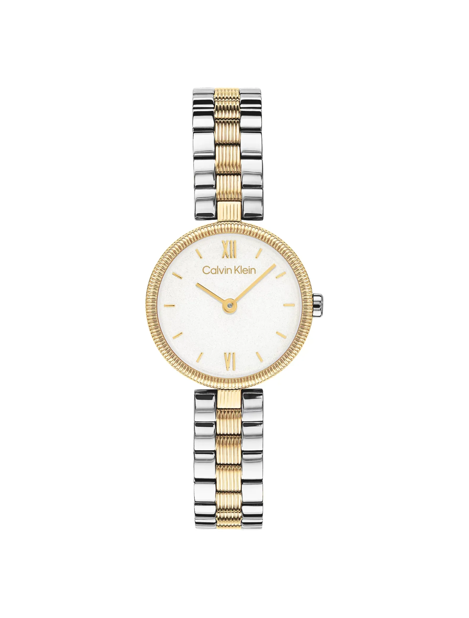 Gleam tweekleurig stalen horloge
