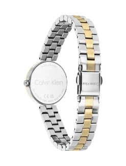 Gleam tweekleurig stalen horloge