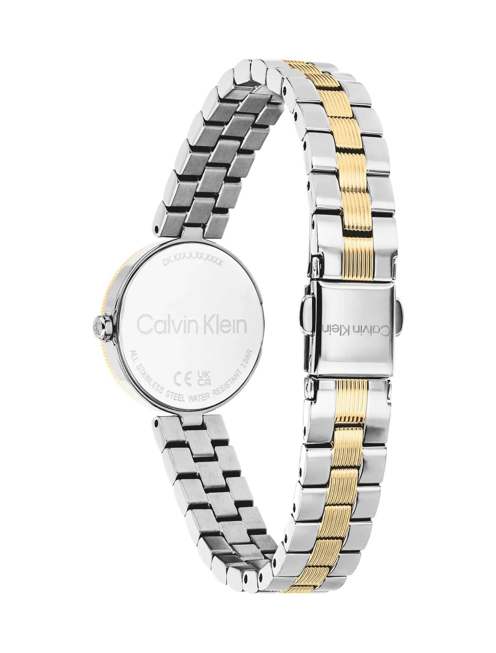 Gleam tweekleurig stalen horloge