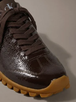 Glimmende organza hardloopschoenen