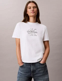 Glitter T-shirt met monogram