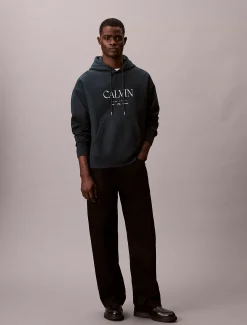 Grafische premium fleece Calvin hoodie