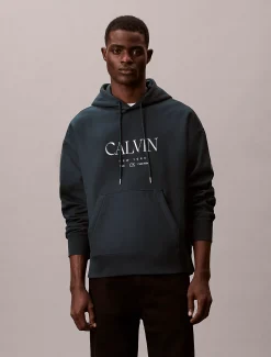 Grafische premium fleece Calvin hoodie