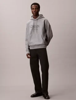 Grafische premium fleece Calvin hoodie