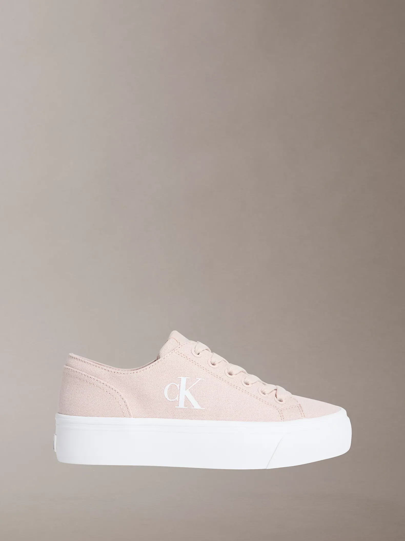 Graz - Canvas plateau sneakers met logo