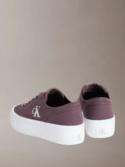Graz - Canvas plateau sneakers met logo