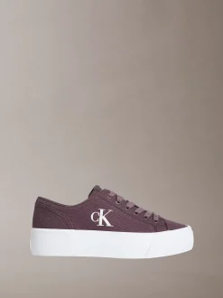 Graz - Canvas plateau sneakers met logo