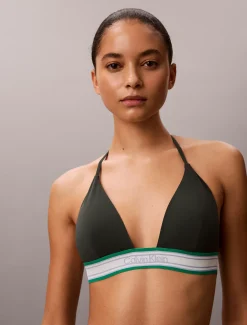 Halter triangel bikinitop - CK Icon
