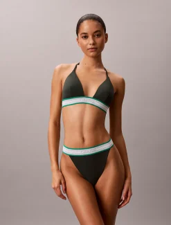 Halter triangel bikinitop - CK Icon