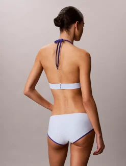 Halter triangel bikinitop - CK Monogram