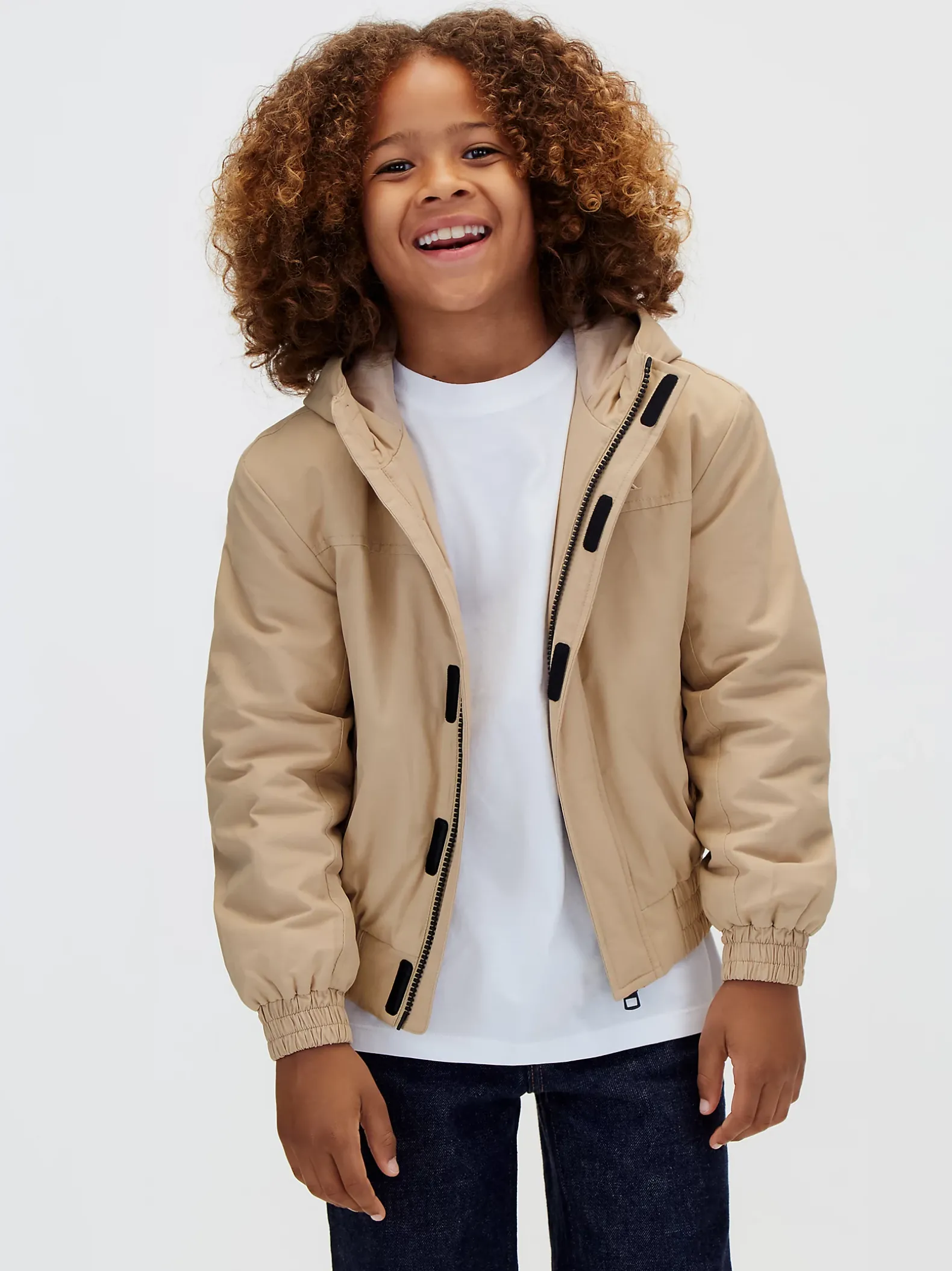 Harrington jack met capuchon voor kinderen