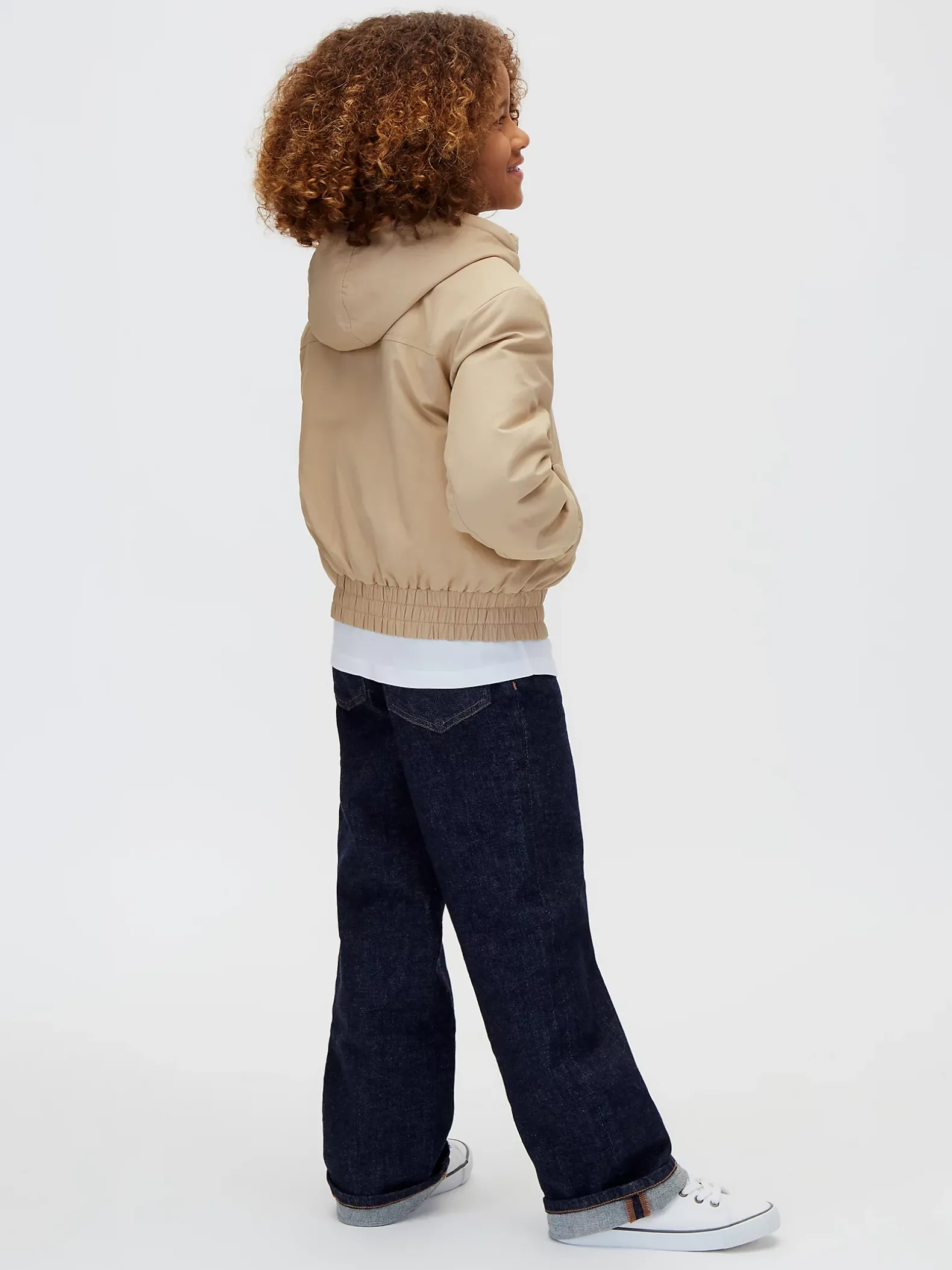 Harrington jack met capuchon voor kinderen