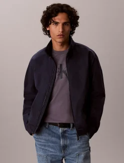 Harrington jack met opstaande kraag