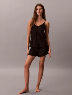 Hemdje pyjama top - Minimalist Satin