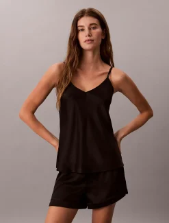 Hemdje pyjama top - Minimalist Satin