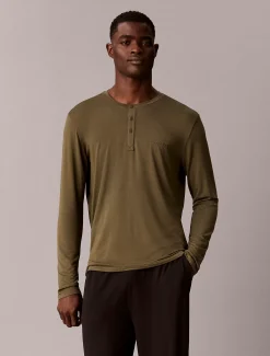 Henley-pyjamatop - Ultra Soft Modal