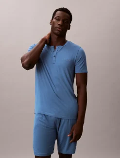 Henley Pyjama T-Shirt - Ultra Soft Modal