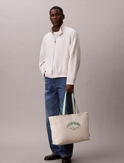 Heritage crest logo tote bag