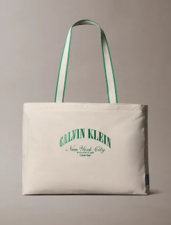 Heritage crest logo tote bag