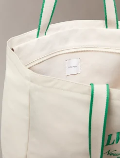 Heritage crest logo tote bag