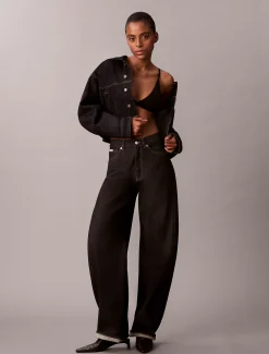 High Rise Barrel Jeans